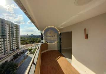 Apartamento reformado c/vista para o parque de águas claras - 4 quartos c/ar cond. - vazado  -  2 vagas garagem coberta