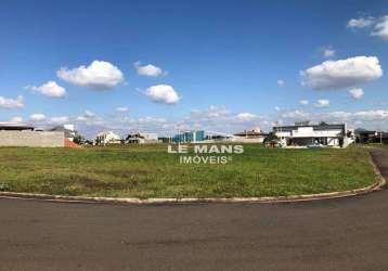 Terreno à venda, 577 m² por r$ 250.000,00 - terras de artemis - piracicaba/sp