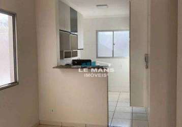 Apartamento com 2 dormitórios à venda, 45 m² por r$ 150.000,00 - dois córregos - piracicaba/sp