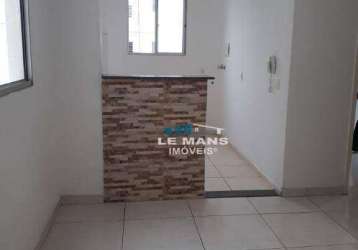 Apartamento com 2 dormitórios à venda, 46 m² por r$ 140.000,00 - jardim são francisco - piracicaba/sp