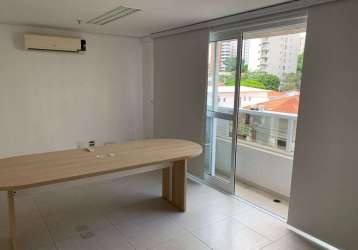 Sala comercial, 32m² - aluguel por r$2500,00/mês, no campo belo, são paulo/sp