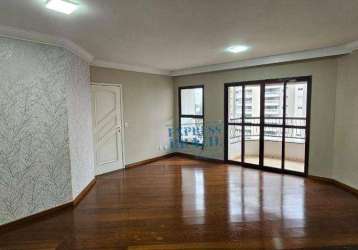 Apartamento com 3 dormitórios, 136m² à venda na chácara santo antônio - agende sua visita!!