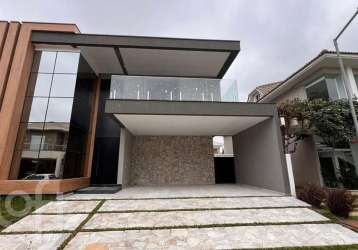 Casa em condomínio fechado com 4 quartos à venda na rua augusto zibarth, 100, uberaba, curitiba por r$ 4.500.000