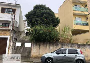 Terreno à venda, 575 m² por r$ 1.000.000,00 - vila príncipe de gales - santo andré/sp