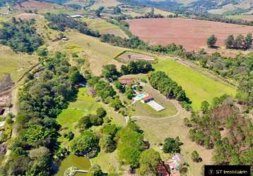 Lindo sítio com 44.000mts à venda em atibaia/sp - mobiliado!