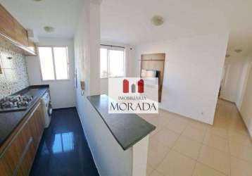 Apartamento com 2 dormitórios à venda, 48 m² por r$ 250.000,00 - villa branca - jacareí/sp