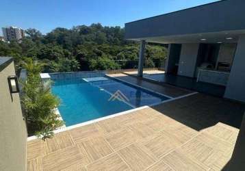 Casa com 4 dormitórios à venda, 340 m² por r$ 3.500.000,00 - loteamento residencial e comercial horto florestal - jundiaí/sp