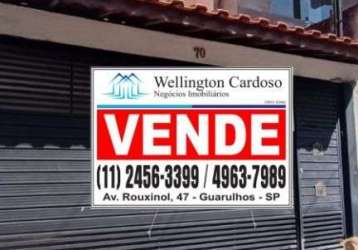 Sobrado com 2 dormitórios à venda, 154 m² por r$ 500.000 - parque flamengo - guarulhos/sp