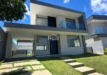 Casa 4 suítes fino acabamento em alphaville litoral norte 2 r$ 1.680.000,00