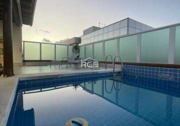 Cobertura duplex 3 suítes piscina privativa em lauro de freitas r$ 890.000,00