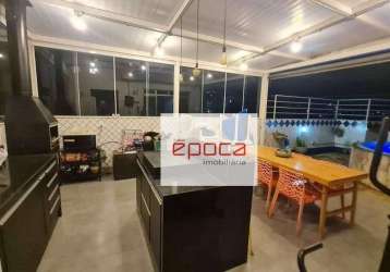 Cobertura com 3 dormitórios à venda, 190 m² por r$ 879.000 - santa efigênia - belo horizonte/mg