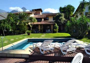 Casa em condomínio fechado com 5 quartos à venda na rua do lago, santa rita do bracuí (cunhambebe), angra dos reis, 381 m2 por r$ 3.500.000