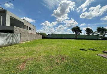 Terreno em condomínio à venda, terras de piracicaba v - piracicaba/sp