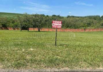 Terreno em condomínio à venda, águas do campo - são pedro/sp