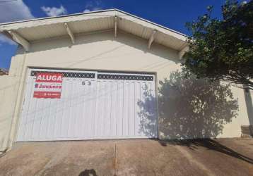 Casa para aluguel, 3 quartos, 2 vagas, água branca - piracicaba/sp