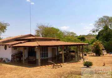 Chácara para venda em bela vista de goiás, zona rural, 3 dormitórios, 1 suíte, 1 banheiro, 2 vagas