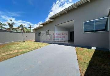 Casa para venda em goiânia, residencial morumbi, 3 dormitórios, 1 suíte, 2 banheiros, 2 vagas