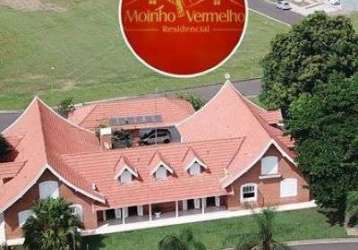 Residencial moinho vermelho - terreno em condomínio em água seca, piracicaba/sp