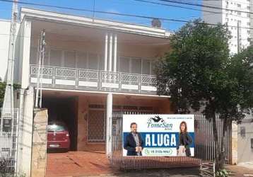 Casa para locação no centro de  piracicaba/sp