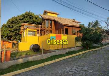 Casa com 3 dormitórios, 160 m² - venda por r$ 600.000,00 ou aluguel por r$ 3.671,00 - praia do sudoeste - são pedro da aldeia/rj