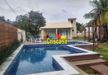 Casa com 2 dormitórios à venda, 130 m² por r$ 570.000,00 - campo redondo - são pedro da aldeia/rj