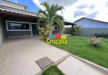 Casa com 2 dormitórios, 123 m² - venda por r$ 495.000,00 ou aluguel por r$ 3.280,00/mês - jardim morada da aldeia - são pedro da aldeia/rj