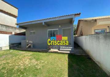 Casa com 3 dormitórios, 80 m² - venda por r$ 280.000,00 ou aluguel por r$ 1.799,99/mês - balneário das conchas - são pedro da aldeia/rj