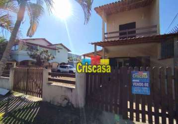 Casa com 2 dormitórios à venda, 93 m² por r$ 260.000,00 - balneário são pedro - são pedro da aldeia/rj