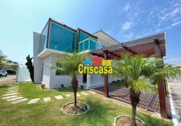 Casa com 4 dormitórios à venda, 168 m² por r$ 1.198.000,00 - nova são pedro - são pedro da aldeia/rj