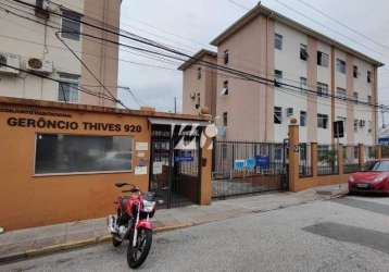 Apartamento com 3 quartos à venda na rua gerôncio thives, 920, barreiros, são josé, 41 m2 por r$ 249.999