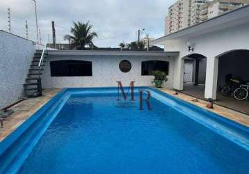 Casa com 4 dormitórios à venda por r$ 1.800.000,00 - balneário flórida - praia grande/sp