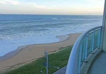 Apartamento frente mar para venda em macaé, cavaleiros, 3 dormitórios, 1 suíte, 3 banheiros, 2 vagas