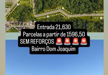 Lotes no bairro dom joaquim