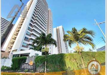 Apartamento com 3 dormitórios à venda, 94 m² por r$ 890.000,00 - presidente kennedy - fortaleza/ce