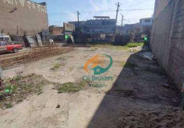 Terreno para alugar, 735 m² por r$ 8.000,00/mês - jardim santa vicência - guarulhos/sp