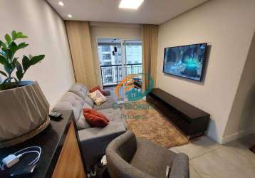 Apartamento com 2 dormitórios à venda, 68 m² por r$ 585.000,00 - jardim terezópolis - guarulhos/sp
