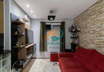 Apartamento com 2 dormitórios à venda, 44 m² por r$ 280.000,00 - jardim cocaia - guarulhos/sp