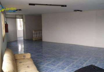 Salão para alugar, 160 m² por r$ 2.525,00/mês - vila eldízia - santo andré/sp