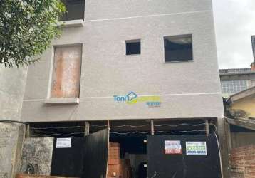 Cobertura com 2 dormitórios à venda, 31 m² por r$ 290.000,00 - vila linda - santo andré/sp