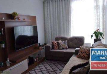 Apartamento com 2 dormitórios à venda, 67 m² por r$ 277.000,00 - alves dias - são bernardo do campo/sp