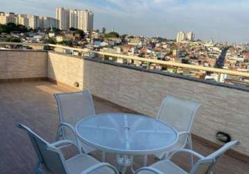 Apartamento duplex com 2 dormitórios à venda, 129 m² por r$ 437.000,00 - suíço - são bernardo do campo/sp