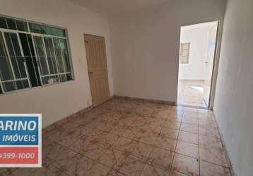 Casa com 1 dormitório para alugar, 60 m² por r$ 1.170,00/mês - jardim vera cruz - são bernardo do campo/sp