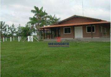 Fazenda com 5 dormitórios à venda, 16530000 m² por r$ 66.120.000,00 - rural - centro novo do maranhão/ma