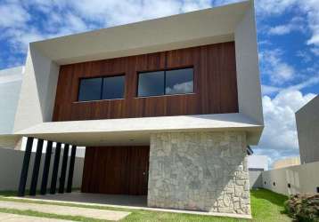 Oportunidade casa 4/4 suítes | alphaville litoral norte 2 | contemporânea!