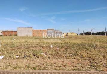 Terreno à venda, residencial lago azul - uberlândia/mg - rotina imobiliária