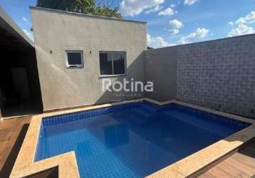 Casa à venda, 3 quartos, chacaras tubalina e quartel - uberlândia/mg - rotina imobiliária