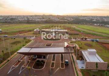 Terreno condomínio fechado à venda, cond. tamboré - uberlândia/mg - rotina imobiliária