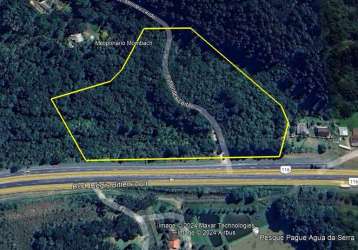 Terreno comercial à venda na br 166, km 25, cerne papanduva, campina grande do sul, 35108 m2 por r$ 3.400.000