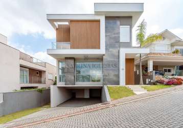 Casa em condomínio fechado com 4 quartos à venda na estrada da mina do ouro, 353, santo inácio, curitiba, 380 m2 por r$ 3.999.000