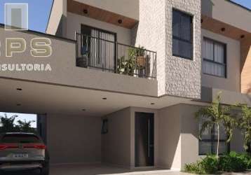 Casa à venda em condominio fechado na região da vila giglio e itapetinga em atibaia, 3 quartos, churrasqueira, despensa, 132m² de área construída